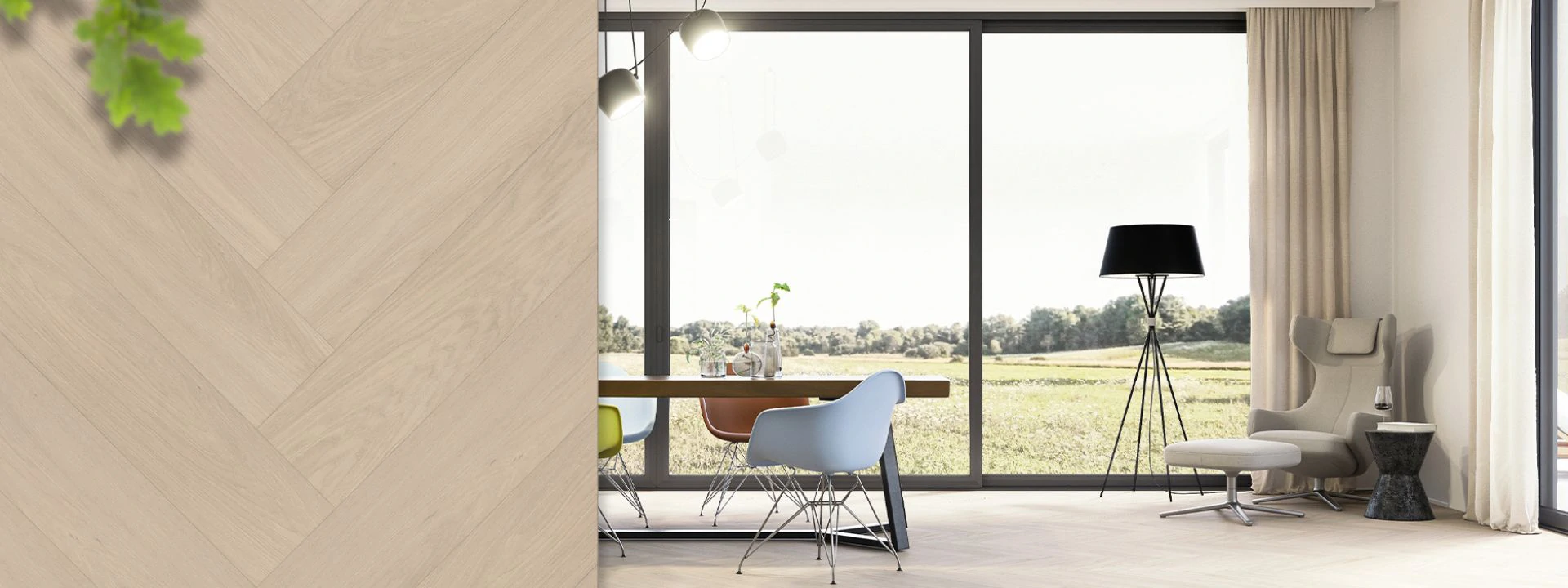 Hybrid herringbone Banner